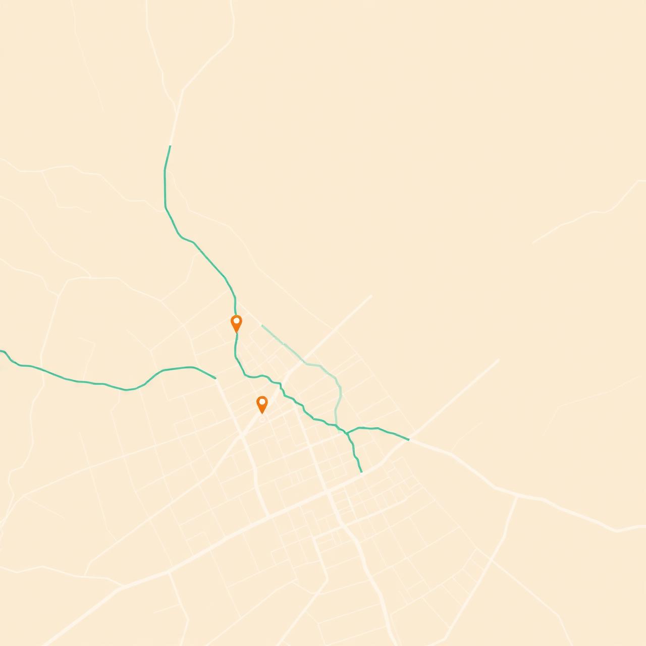 Live map of Whitefield tech park with shared carpool routes between apartments